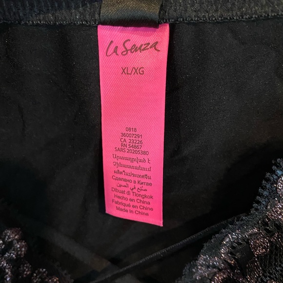 La senza teddy, black and pink, Size XL - Picture 3 of 4